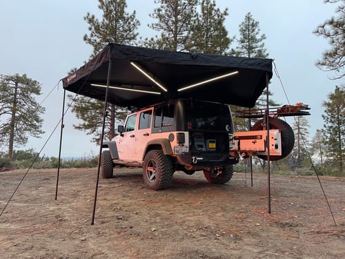 Customer photo review of OPENROAD  270 Free Standing Awning for Camping