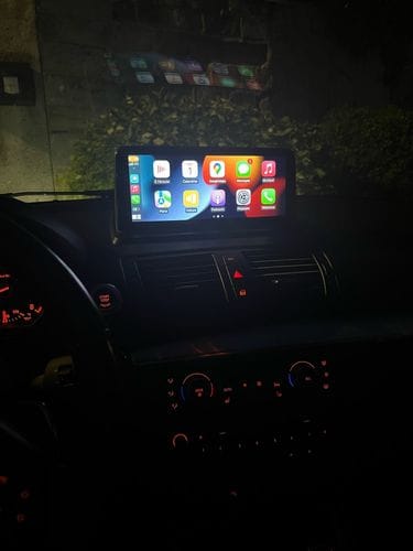 Customer photo review of BMW 1 Series (E81, E82, E87, E88) 10.25" Multimedia Touchscreen Display  + Built-in Wireless CarPlay & Android Auto (2004 - 2012) (LHD & RHD)