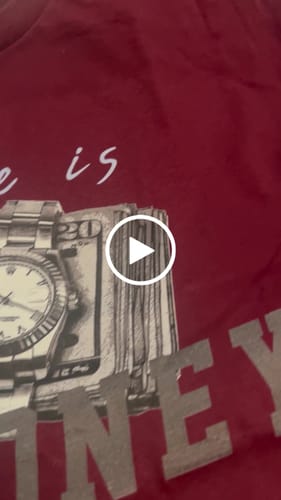 Customer video review of Daily Hustle SNRT Sneaker Tees - Air Jordan 1 Metallic Burgundy