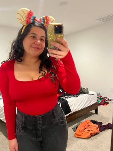 Customer photo review of Patricia Butt Lift Jeans CB9914