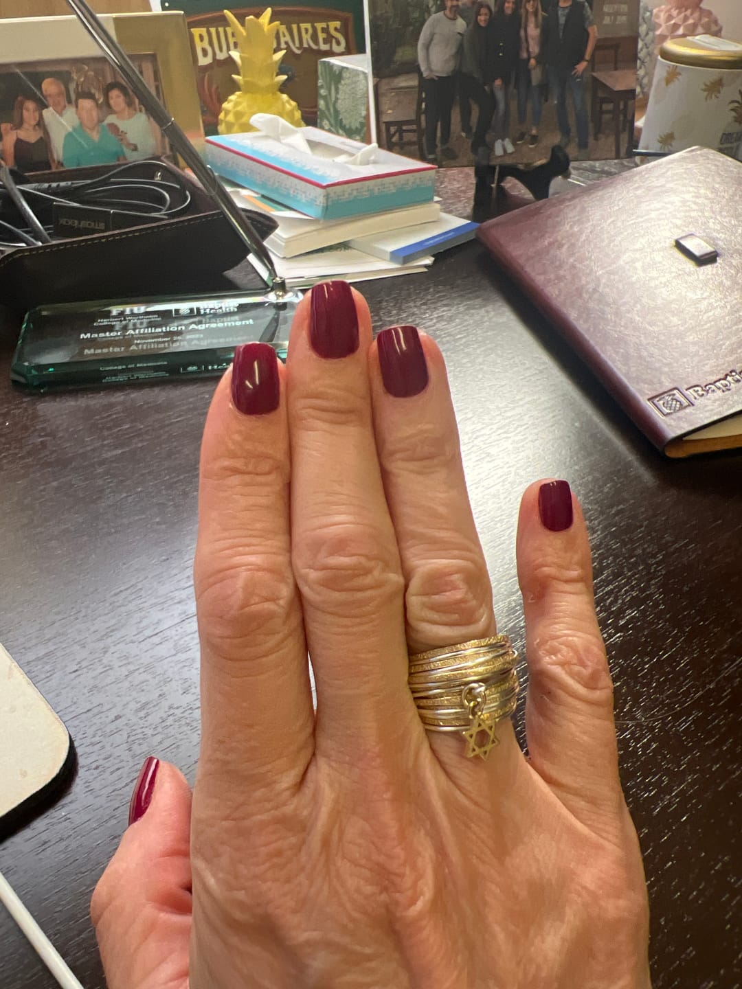 Customer photo review of Spirali Star of David Ring