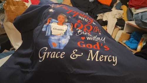 Customer photo review of 58th Birthday With God's Grace & Mercy