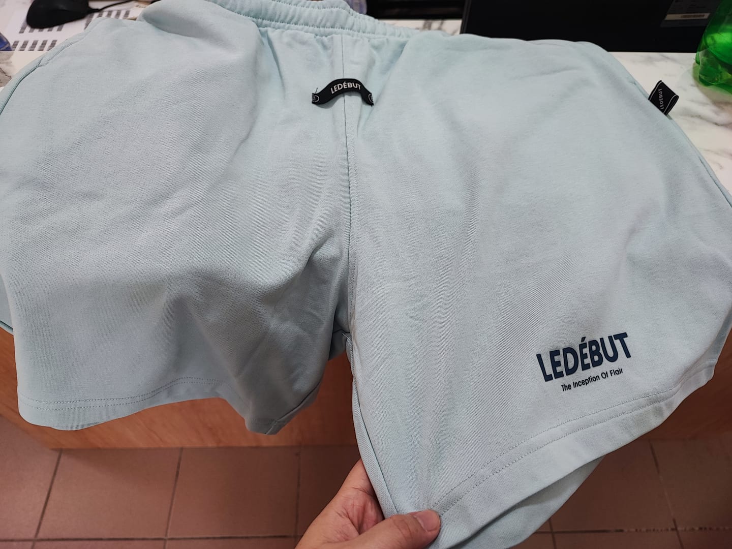 Customer photo review of Women French Terry Cotton Short Pants