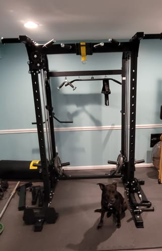 Customer photo review of Major Fitness F22 All-In-One Home Gym Power Rack