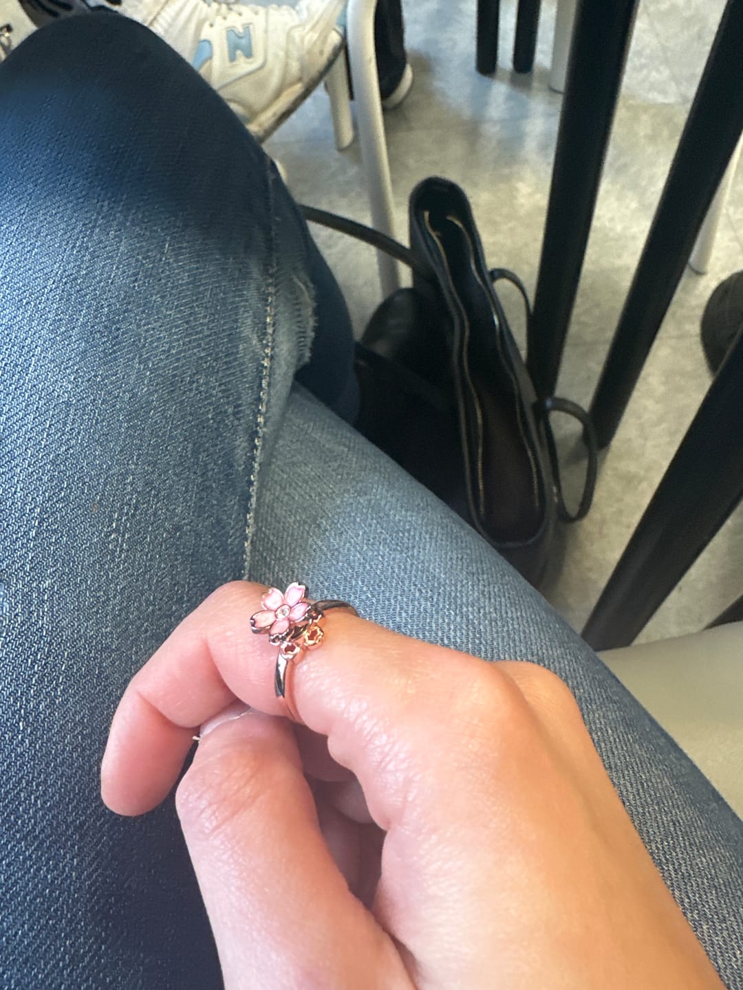 Customer photo review of Bague d'Anxiété Ajustable - SAKURA
