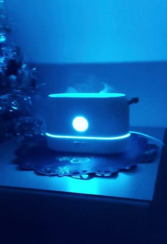 Customer photo review of Арома дифузер и овлажнител за въздух с ефект пламък и нощна лампа, Night Light, 200 мл