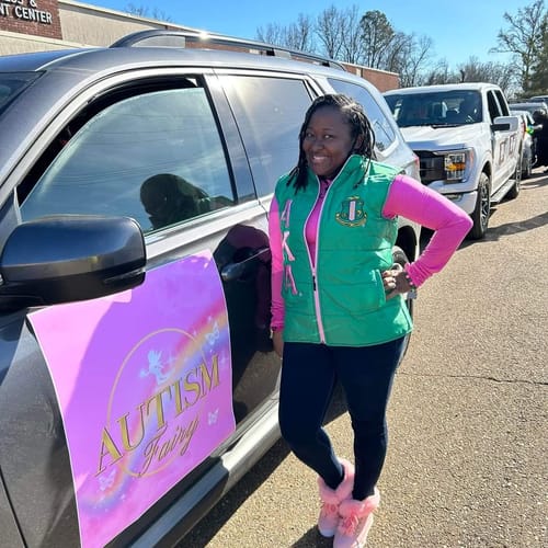 Customer photo review of AKA Vest-Greek Puffer