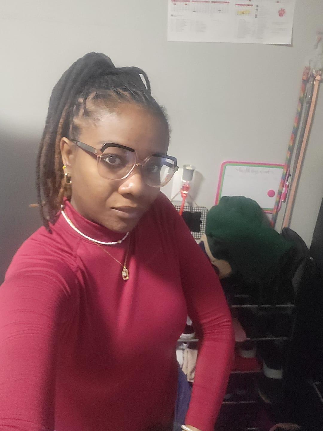 Customer photo review of Freshwater Pearl Necklace (4 Color Options)