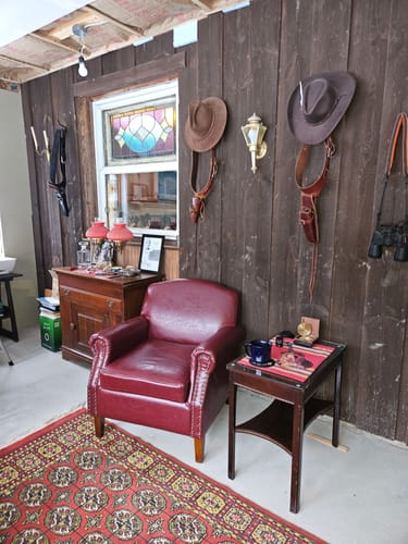 Customer photo review of Gianfranco Vegan Leather Armchair