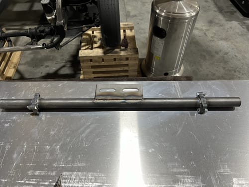 Customer photo review of 4 Bolt Transmission Crossmember Flange Kit