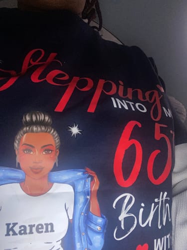 Customer photo review of 65th Birthday With God's Grace & Mercy