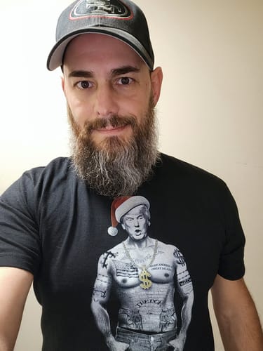 Customer photo review of "The Santa Don" Limited Edition Shirt