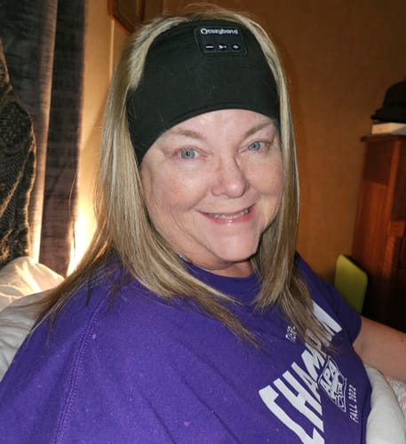 Customer photo review of CozyBand Wireless Headphones
