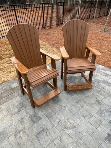 Customer photo review of DuraWeather Poly® Lakeside Counter Height Tete-a-tete