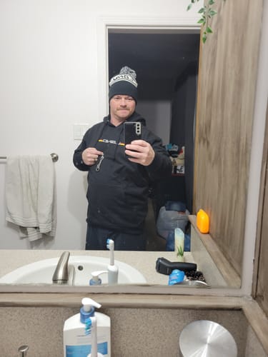 Customer photo review of Done Right Hoodie