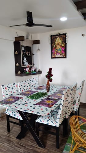 Customer photo review of DivineTrendz Exclusive - Birds & Kites Elastic Chair & Table Cover
