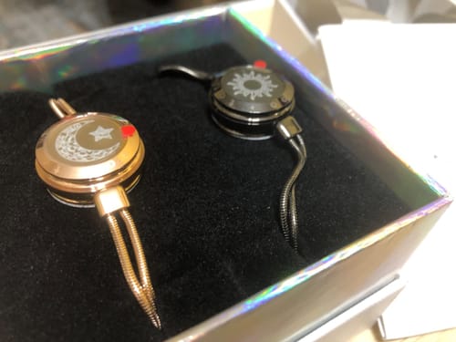Customer photo review of Sun and Moon Touch Bracelets