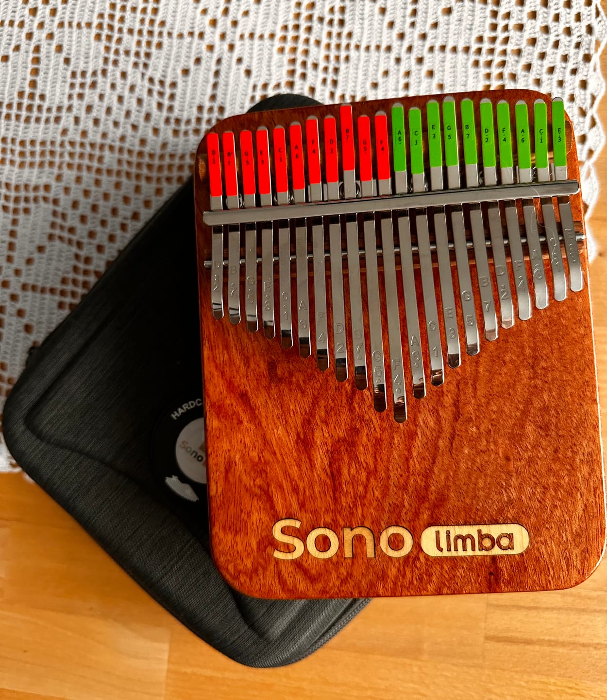 Customer photo review of Sonodrum Kalimba - Sonolimba - Afrikanisches Korallenholz