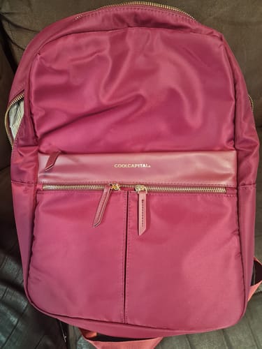 Customer photo review of Mochila para laptop | CoolCapital Bondi | 15"pulgadas Vino
