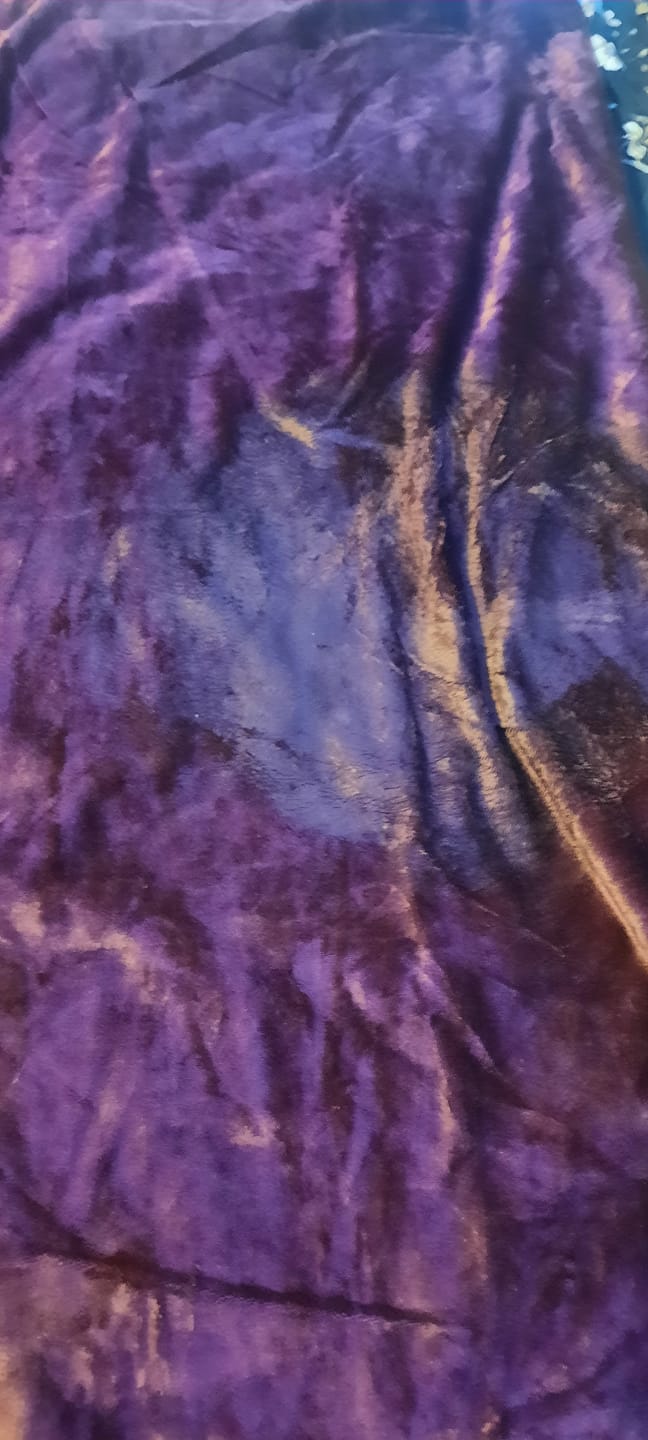 Customer photo review of Waterproof Splash Blanket™️ - Moon Blood Quilted Fleece