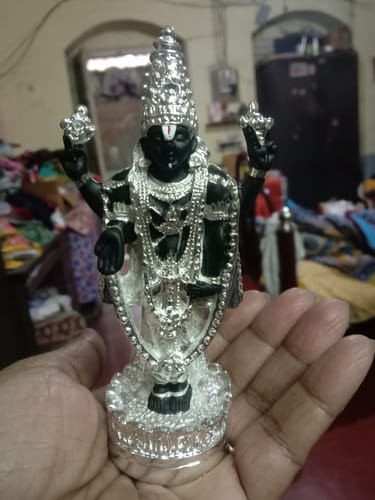 Customer photo review of Balaji Black Silver 4"