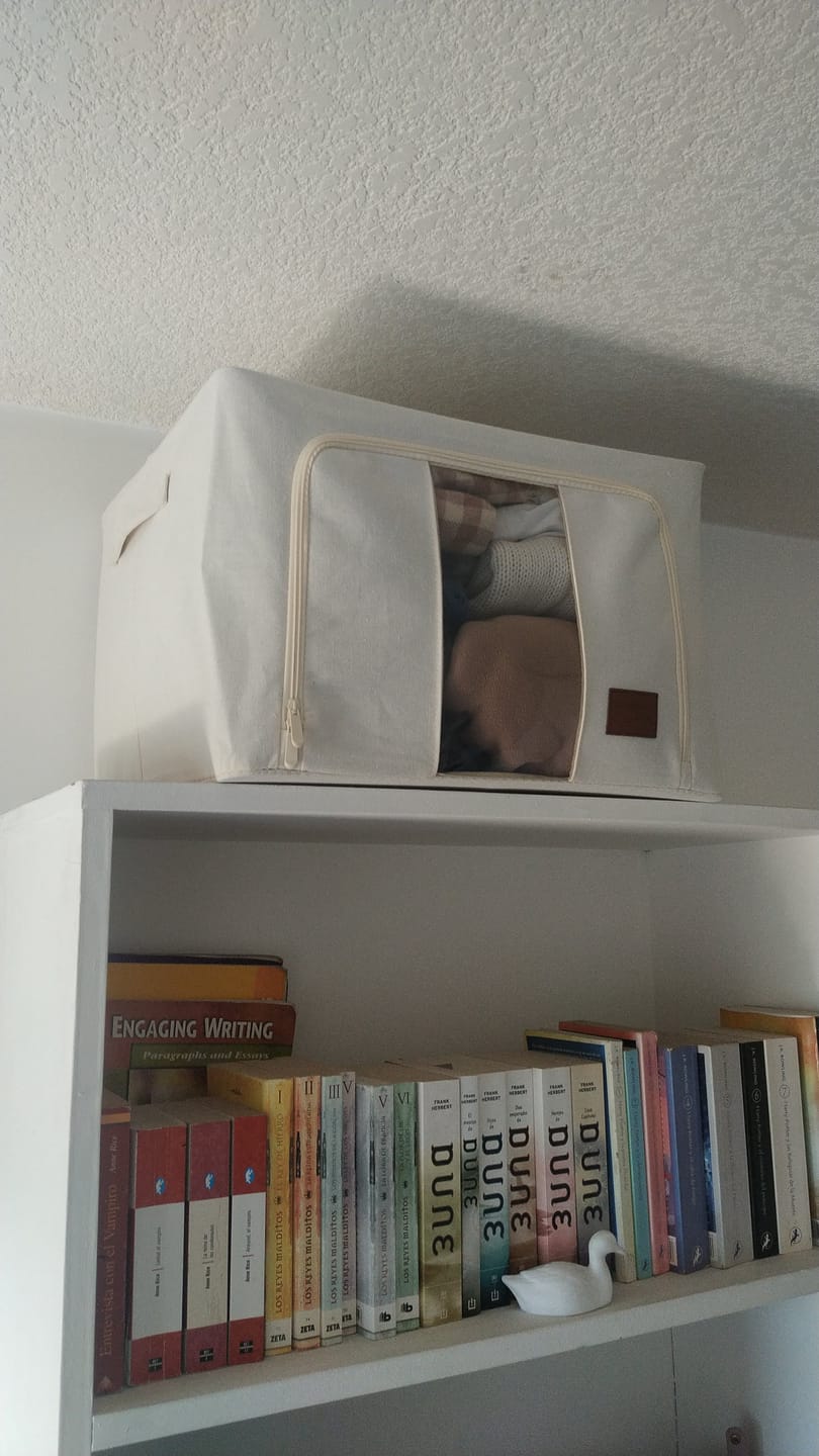 Customer photo review of Caja Organizadora de Tela Diseño Estructural Milhome