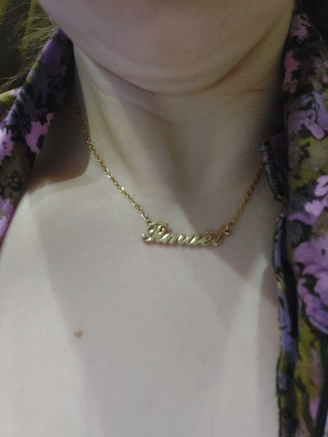 Customer photo review of Collier Prénom Style Classique