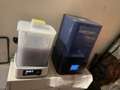 Customer photo review of Resin Vat for Anycubic Photon Mono 2