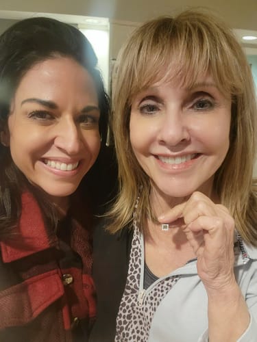 Customer photo review of 14k Solid Gold Radiant Necklace