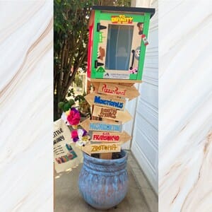 Customer photo review of Mini Shed Kit Little Free Library