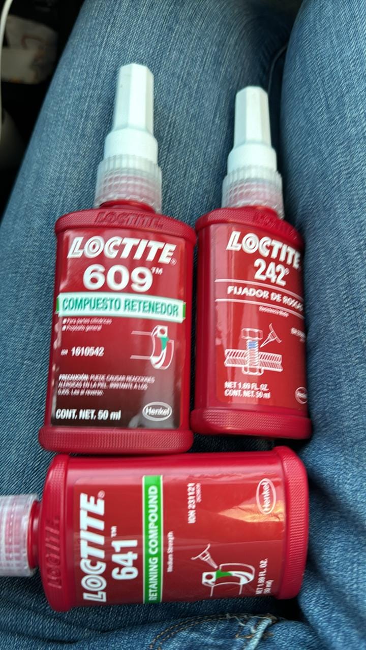 Customer photo review of LOCTITE 222 Fijador de Tornillos Botella de 250 ml