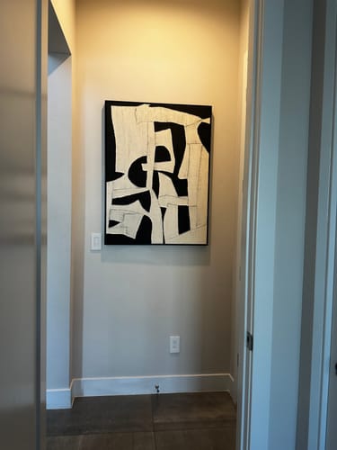 Customer photo review of Modern Abstract Painting #ABAV328