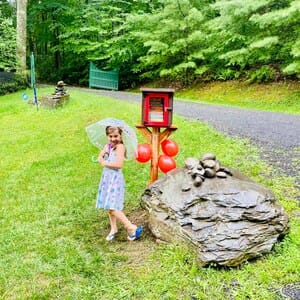 Customer photo review of Mini Shed Little Free Library