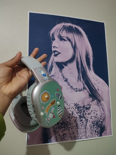 Customer photo review of Audífonos inalámbricos On ear | STF Aurum | Micrófono 10 horas uso Gris