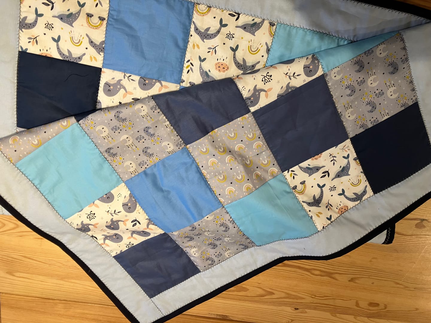Customer photo review of Plain 14 Piece Cotton Fat Quarter Bundle - Big Pack