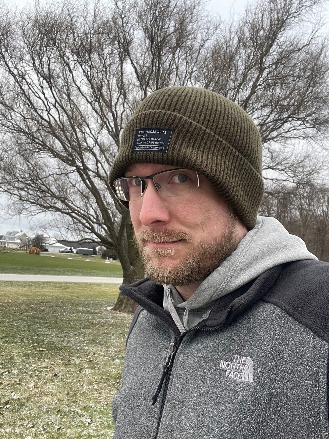 Customer photo review of Merino Wool RSVLTS Olive Beanie