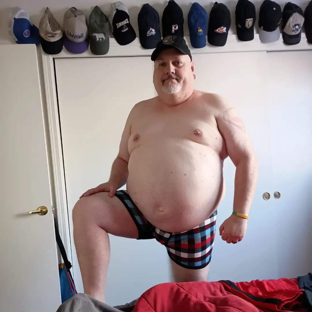 Customer photo review of Bamboo Boxer Brief - Rustic Red & Blue Backwoods