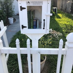 Customer photo review of Mini Shed Kit Little Free Library