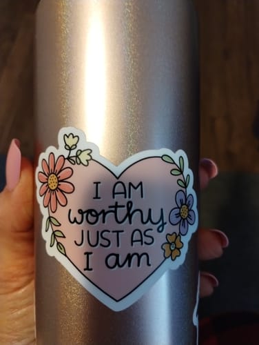 Customer photo review of I am worthy just as I am