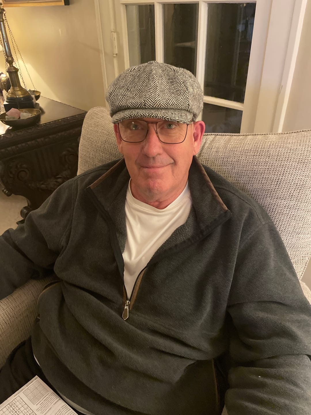 Customer photo review of Peaky Blinders Irish Tweed Newsboy Cap