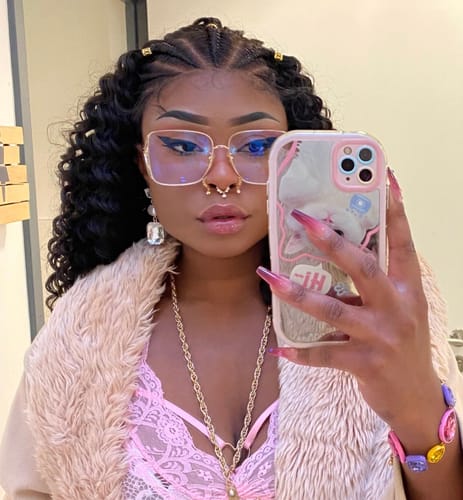 Customer photo review of Piercing septum Megane