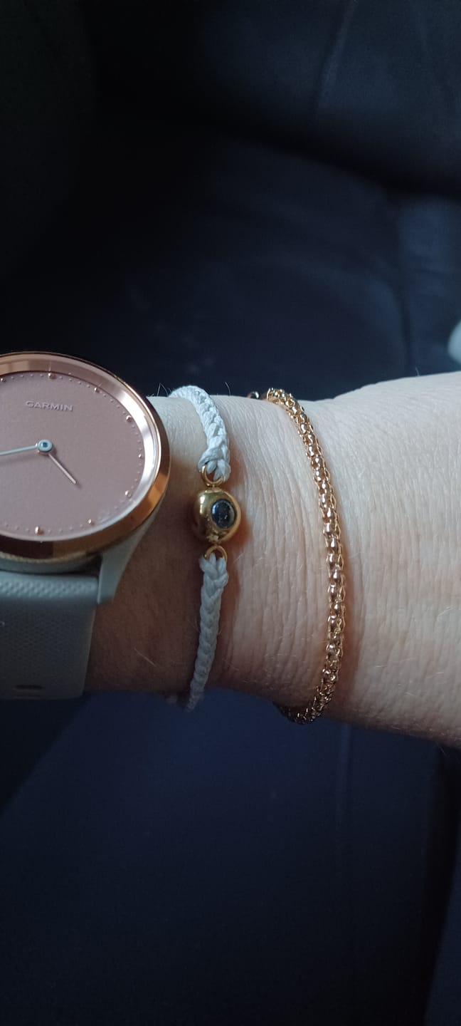 Customer photo review of Custom Photo Bracelet