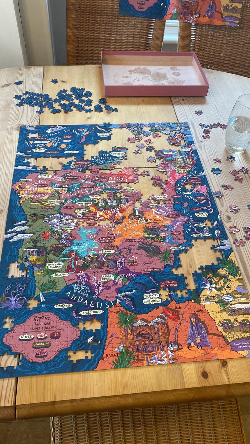Customer photo review of Wine Puzzle - Spain