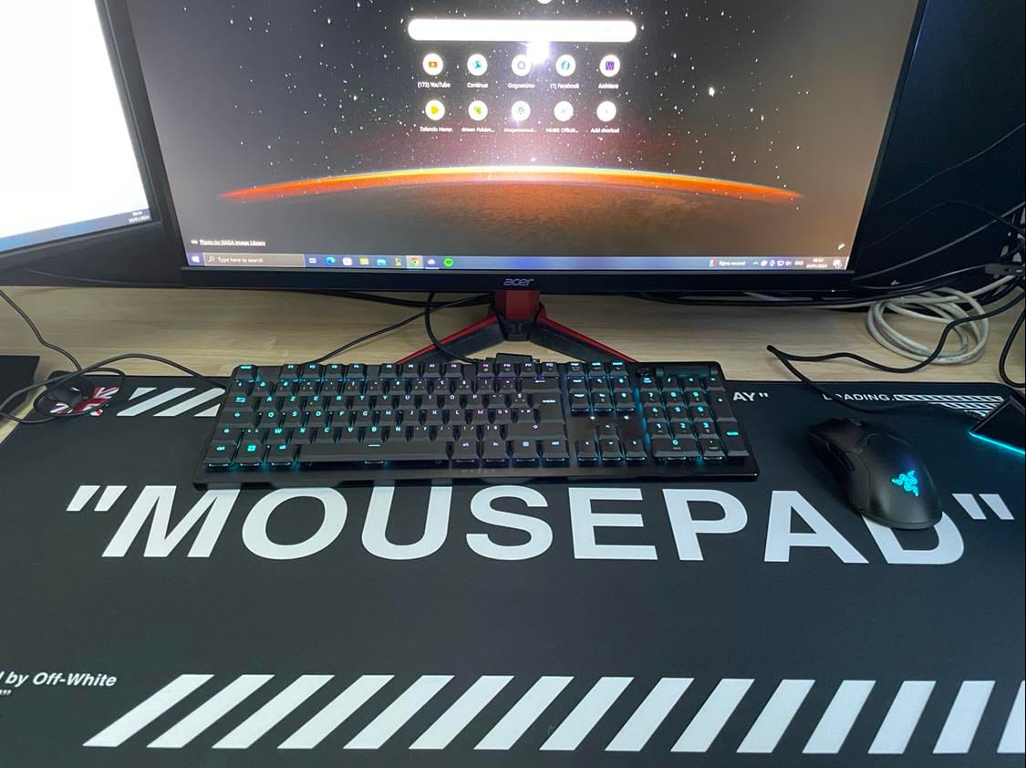 Customer photo review of MOUSEPAD