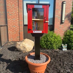 Customer photo review of Two Story Shed Unfinished Kit Little Free Library