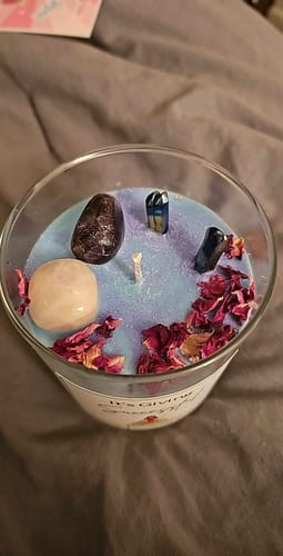 Customer photo review of It’s Giving Successful Affirmation Candle - Call In Success