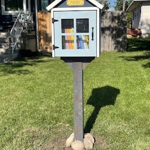 Customer photo review of Library Post with Topper Kit