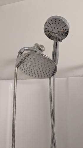 Customer photo review of 3-Spray Handheld Shower Head with Switch
