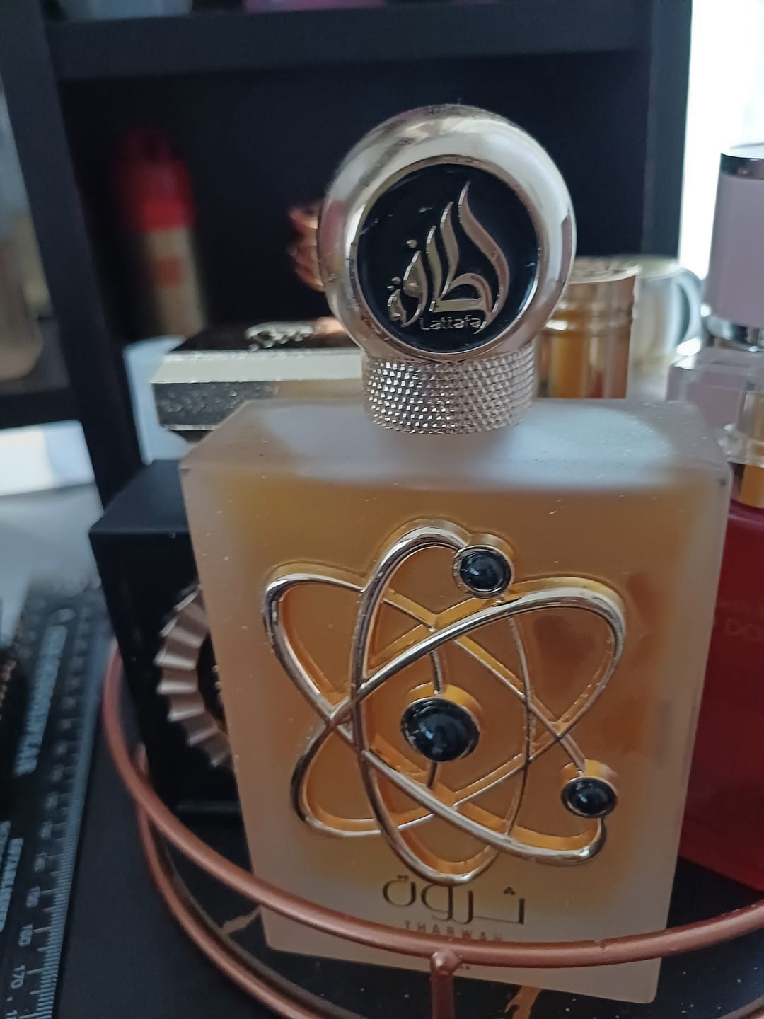 Customer photo review of Tharwah Gold Lattafa Perfumes 100ml