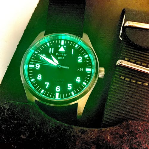 Customer photo review of Far-Far Klassisk Pilotklokke
